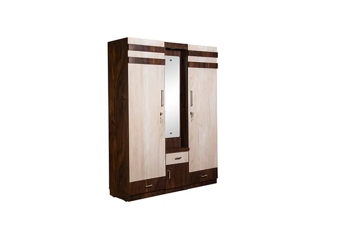 VIVDeal The Jungle Light & Dark Wardrobe Attached Dressing Table